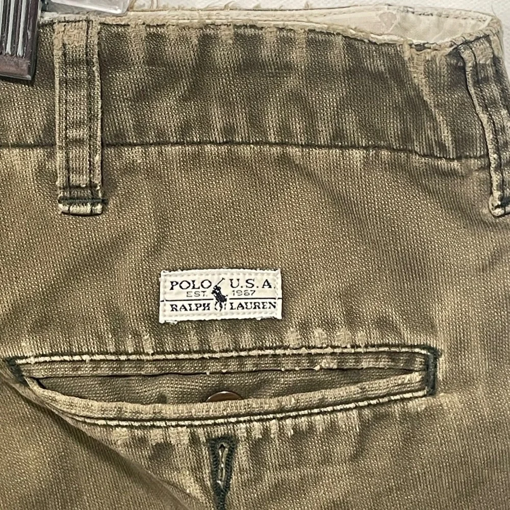 Polo Ralph Lauren Men Khaki Straight Leg Casual Pants‎ Size 38x31